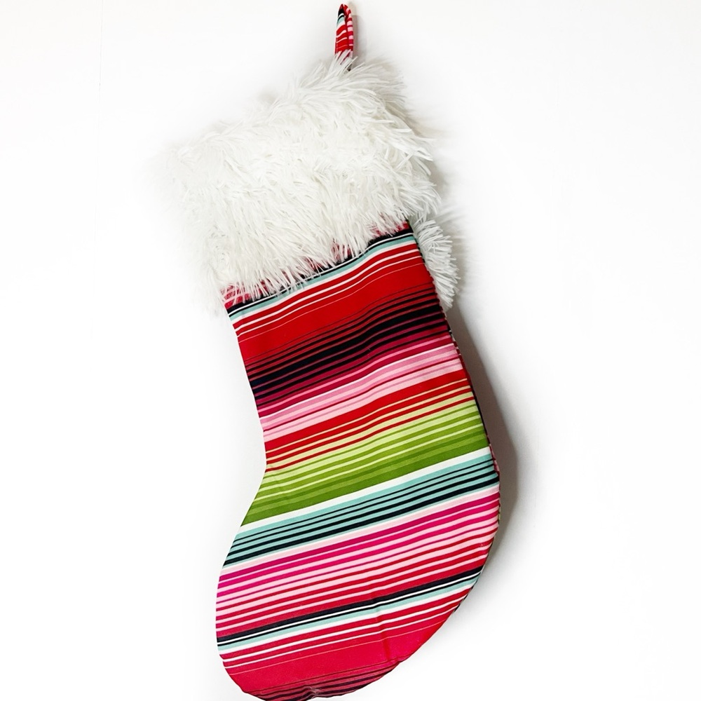 Destination Holiday Serape Stocking